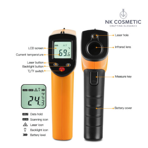 Thermomètre infrarouge numérique de température sans contact - Image 3