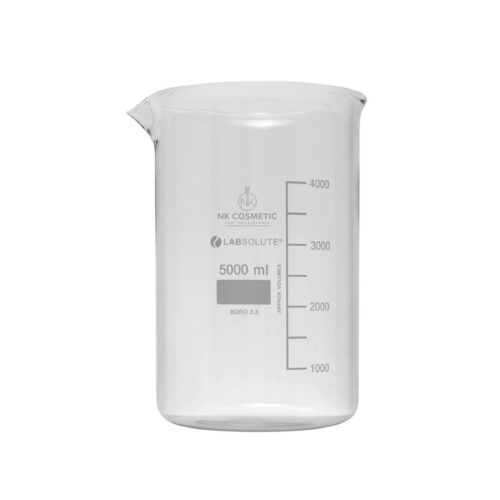 Bêcher en verre forme basse 5000mL (5L)