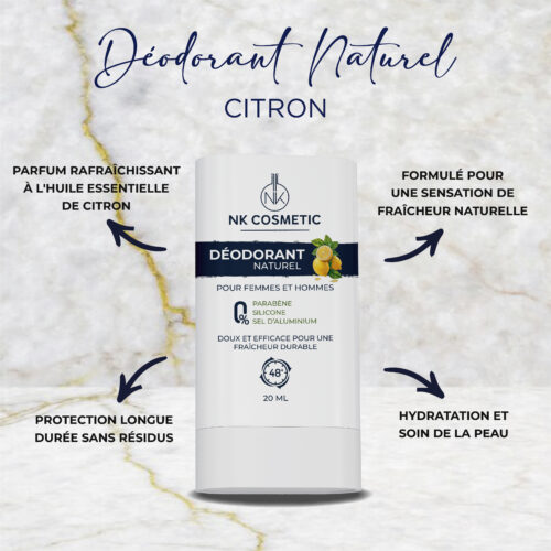 Déodorant Stick au Citron 20mL – Image 2